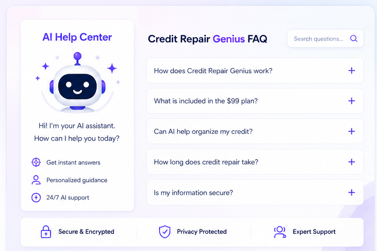 Credit Repair Genius FAQ